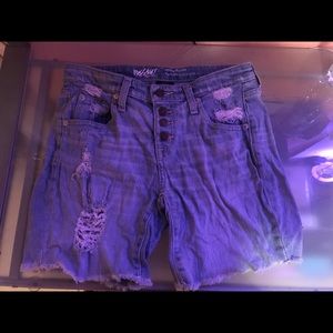 Denim shorts